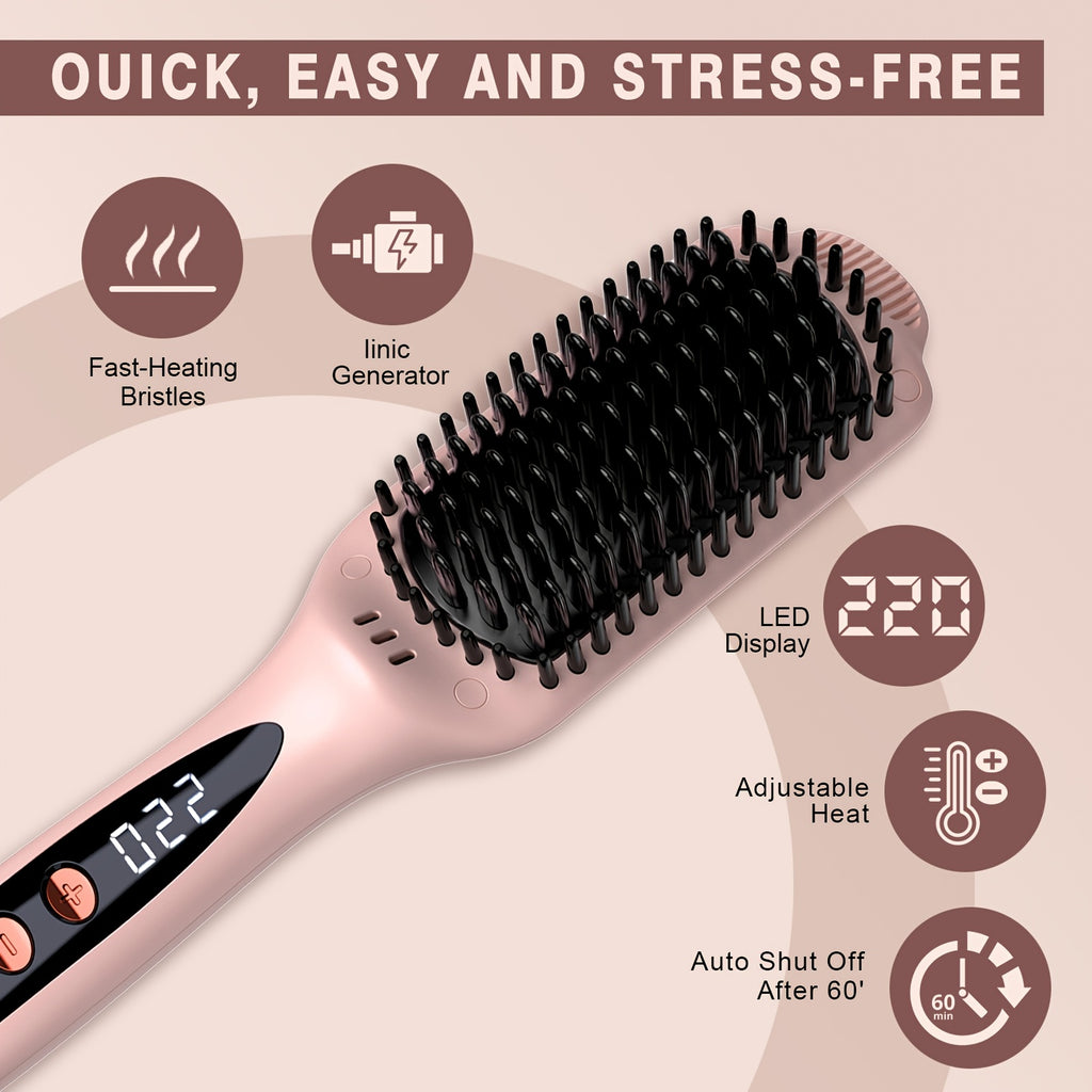 Hair Straightener Brush