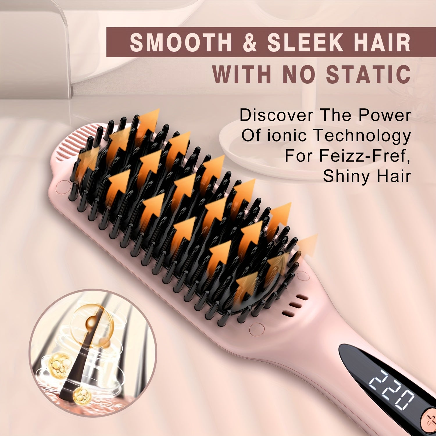 Hair Straightener Brush